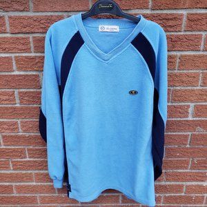 Vintage Comfy Fleece V Neck pullover sweater